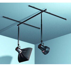  Manfrotto Pro Studio Rail System 32 Kit, Includes 2 Fixed, 1 Mobile Rail 9.84' Each 