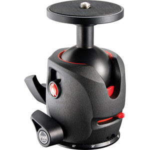  Manfrotto 055 Magnesium Ball Head with Separate Tilt, Pan & Friction Controls, Up to 26.5 lbs Load Capacity 