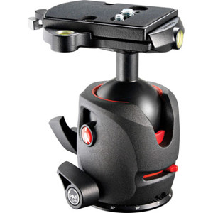  Manfrotto 055 Magnesium Ball Head with RC4 Quick Release, Up to 26.5 lbs Load Capacity 