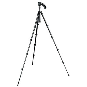 Manfrotto MKC3-H01 Compact 5 Section Photo/Video Tripod Kit MKC3-H01