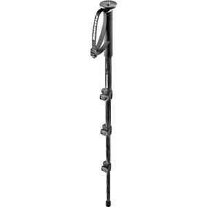  Manfrotto 294 4-Sections Carbon Fiber Monopod, 11.02 lbs Load Capacity, 59.45" Maximum Length 