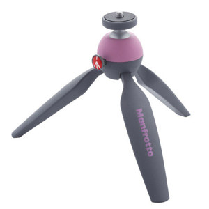  Manfrotto Pixi Mini Tripod, 5.3" Max Height, Pink 