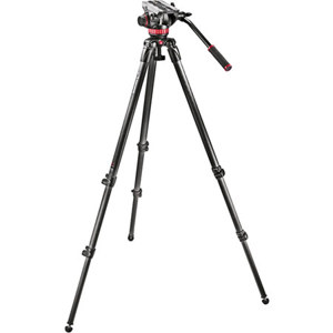  Manfrotto MV502HA System with 502 Pro Video Head and 535 CF Tripod Legs 