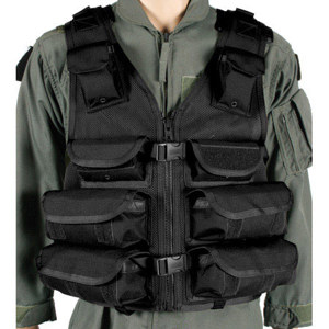  Blackhawk Omega Elite Tactical Vest Medic/Utility, Adjustable Length & Girth, Black 