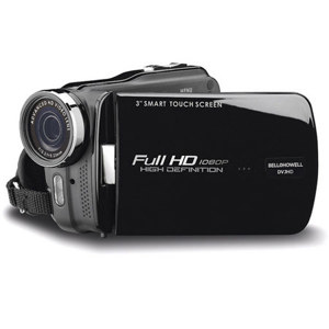 Bell & Howell DV3HDZ High-Definition 1080p Slim Camcorder DV3HD BK