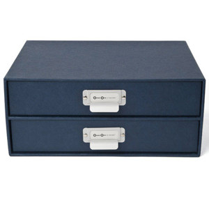 Bigso Birger Two Drawers Chest, Navy: Picture 1 regular