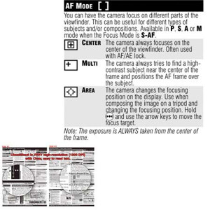 PhotoBert Photo CheatSheet f/Fujifilm FinePix S9000 & S9500 Digital SLR Cameras: Picture 1 regular