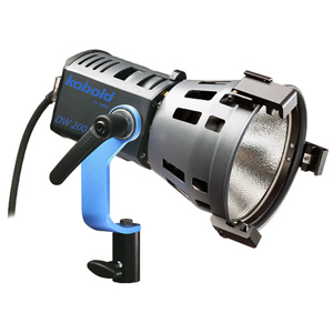  Bron Kobold DW 200 Weather Proof HMI Lamp Base with 16' Lamp Cable & Stand Adapter, Requires Reflector. 