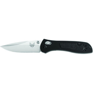  Benchmade 707 Sequel AXIS Plain Edge Knife with Clip-Point Satin Finish Blade, Mchenry&Williams Design 