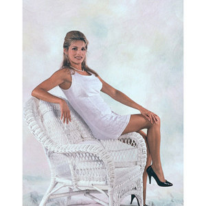  Studio Dynamics Classic Series 12x24' Muslin Background, Sheer Bliss. 