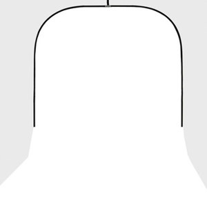  Botero Backgrounds 000 8x16' Super Collapsible Background, White 