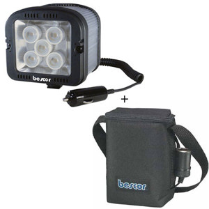 Bescor BOLED150K 12V On Camera Dimmable LED Video Light: Picture 1 regular