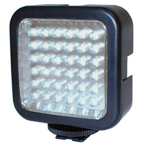  Bescor LED-40 40W On-Camera Light, 36 LED Bulbs 
