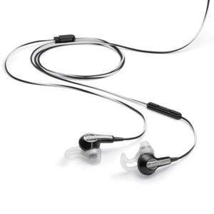 Bose® MIE2i In-Ear Mobile Headset, Black & White: Picture 1 regular