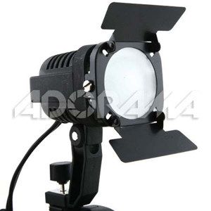  Bescor VS-65 100W AC/50W DC Operated Combo Video Light with Cigarette Socket Connection. 