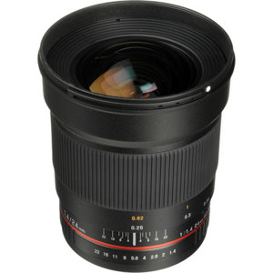  Bower 24mm f/1.4 Wide-Angle Lens for Sony A Mount DSLR Cameras 