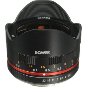  Bower Ultra-Wide 8mm f/2.8 Fisheye Lens for Samsung NX Digital Cameras 
