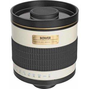  Bower T-mount 800mm F/8 Mirror Lens, Requires T-Mount. 