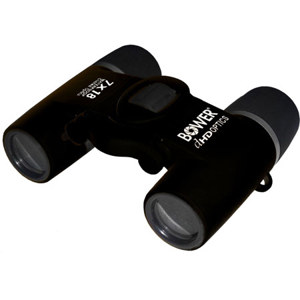  Bower 7x18mm Water Proof Roof Prism Compact Binocular, Black 