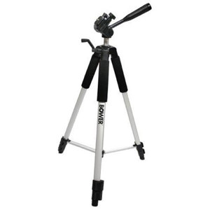  Bower Steady Lift Series 3-Section 59" Tripod with 3-Way Fluid Pan Bubble Head and Carry Case 