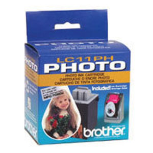  Brother LC11PH Photo Ink Cartridge with Storage Garage for the MFC-7050C Multi-Function Inkjet Unit, 370 Page Yield 