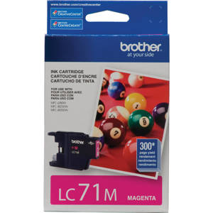  Brother LC71 Innobella Standard Yield Magenta Ink Cartridge, 300 pages Yield 