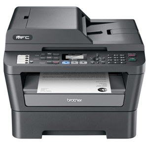  Brother MFC-7460DN Ethernet Monochrome Printer with Networking and Duplex, 27ppm Print Speed and 27cpmm Copy Speed - Print, Copy, Scan, Fax 