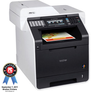  Brother MFC-9970CDW Color Laser All-in-One Printer with Wireless Networking and Duplex - Print, Copy, Scan, Fax 
