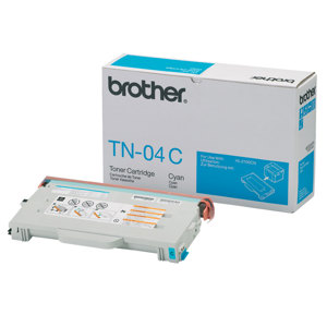  Brother TN04C Cyan Toner Cartridge, Approximate 6,000 Page Yield 