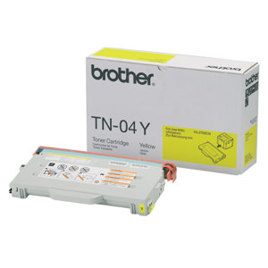  Brother TN04Y Yellow Toner Cartridge, Approximate 6,000 Page Yield 