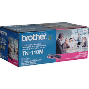  Brother TN110M Magenta Toner Cartridge, Approximate 1,500 Page Yield 