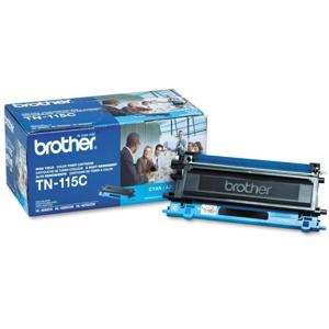  Brother TN115C High Yield Cyan Toner Cartridge, Approximate 4,000 Page Yield 