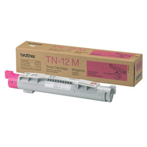 Brother TN12M Magenta Toner Cartridge, Approximate 6,000 Page Yield 