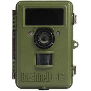  Bushnell NatureView Cam HD Max Trail Camera, 8MP, B&W Text LCD Display, 32-LED Flash with 60' Range, HD 1080p Video with Audio 