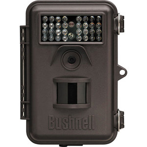  Bushnell Trophy Cam Trail Camera with Hyper Night Vision and Field Scan 2x, 6MP, 720x480p Video Resolution, Weather Proof, Brown 