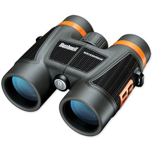  Bushnell 10x42 Bear Grylls Water Proof Roof Prism Binocular with 5.8deg. Angle of View, 4.2mm Exit Pupil, 17mm Eye Relief, Center Focus, 