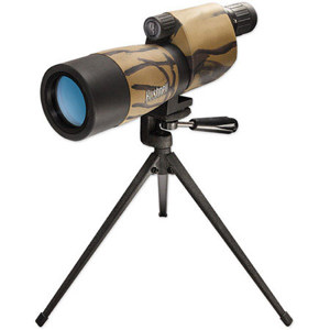  Bushnell Sentry 18-36x50 Spotting Scope - Straight Viewing, 2.8-1.4mm Exit Pupil, Multicoated Optics, 16mm Eye Relief, Fogproof/Waterproof, Brown Camo 