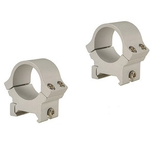  B-Square 1" Standard Dovetail Medium Sport Utility Rings for Weaver Style Bases, Silver 