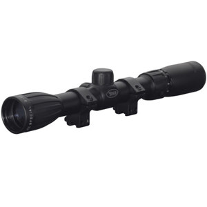  BSA Optics 3-9x32mm Rim Fire Series .22 & Air Gun Riflescope, Matte Black Finish with Standard  Reticle & Mounting Rings 