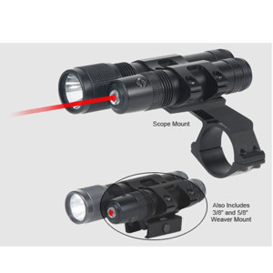 BSA Optics Stealth Tactical Red Laser Sight & 125 Lumen Flashlight STSLLCP