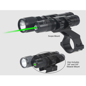 BSA Optics Stealth Tactical Green Laser Sight & 140 Lumen Flashlight STSLLGCP