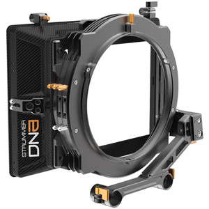  Bright Tangerine Strummer DNA Kit 7: 4x5.65" 3-Stage Matte Box, Includes Carbon Shade & Core, French Flag Bracket, 19mm Studio Arm, Side 3/8" Brackets 