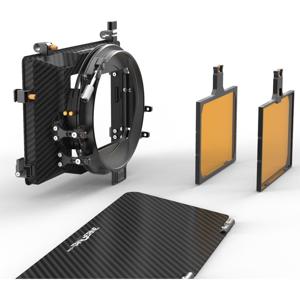  Bright Tangerine VIV Kit 1: 4x5.65" 2-Stage Matte Box, Includes Top Flag, Flag Mounts, Two 4x5.65" Horizontal Trays 