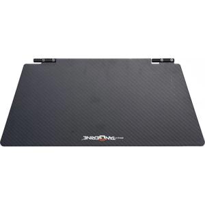  Bright Tangerine Blacklight Top Flag - Carbon Fibre Top Flag 