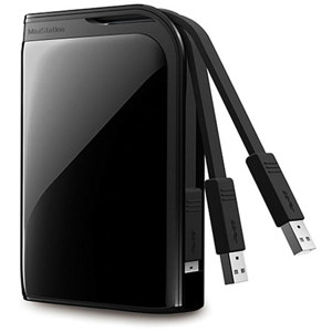 Buffalo 1TB MiniStation Plus USB 3 Portable Hard Drive HD-PZ1.0U3B