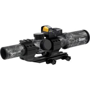  Burris Optics 1-4x24 SkullTac Riflescope with Illuminated Ballistic Plex CQ 5.56 Reticle, AR-P.E.P.R. Mount, FastFire III Red Dot Sight, 30mm Tube 