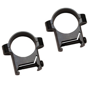  Burris Optics 420080 Zee 1" Low Solid Steel Rings with Gloss Black Finish, Fits Weaver-Style Bases 