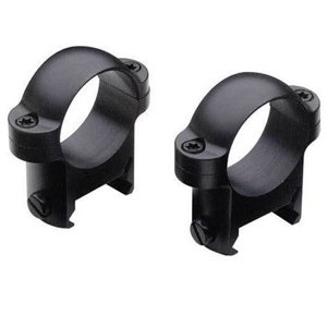  Burris Optics 420081 Zee 1" Medium Solid Steel Rings with Gloss Black Finish, Fits Weaver-Style Bases 