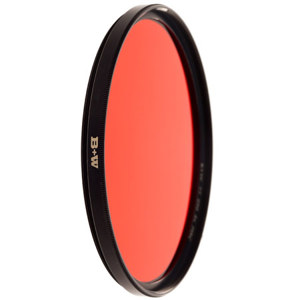  B + W 39mm #090 Glass Filter - Light Red #25 