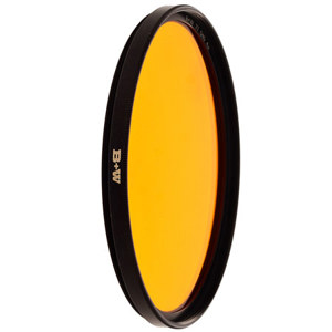  B + W 58mm #040 Glass Filter - Yellow/Orange #16 